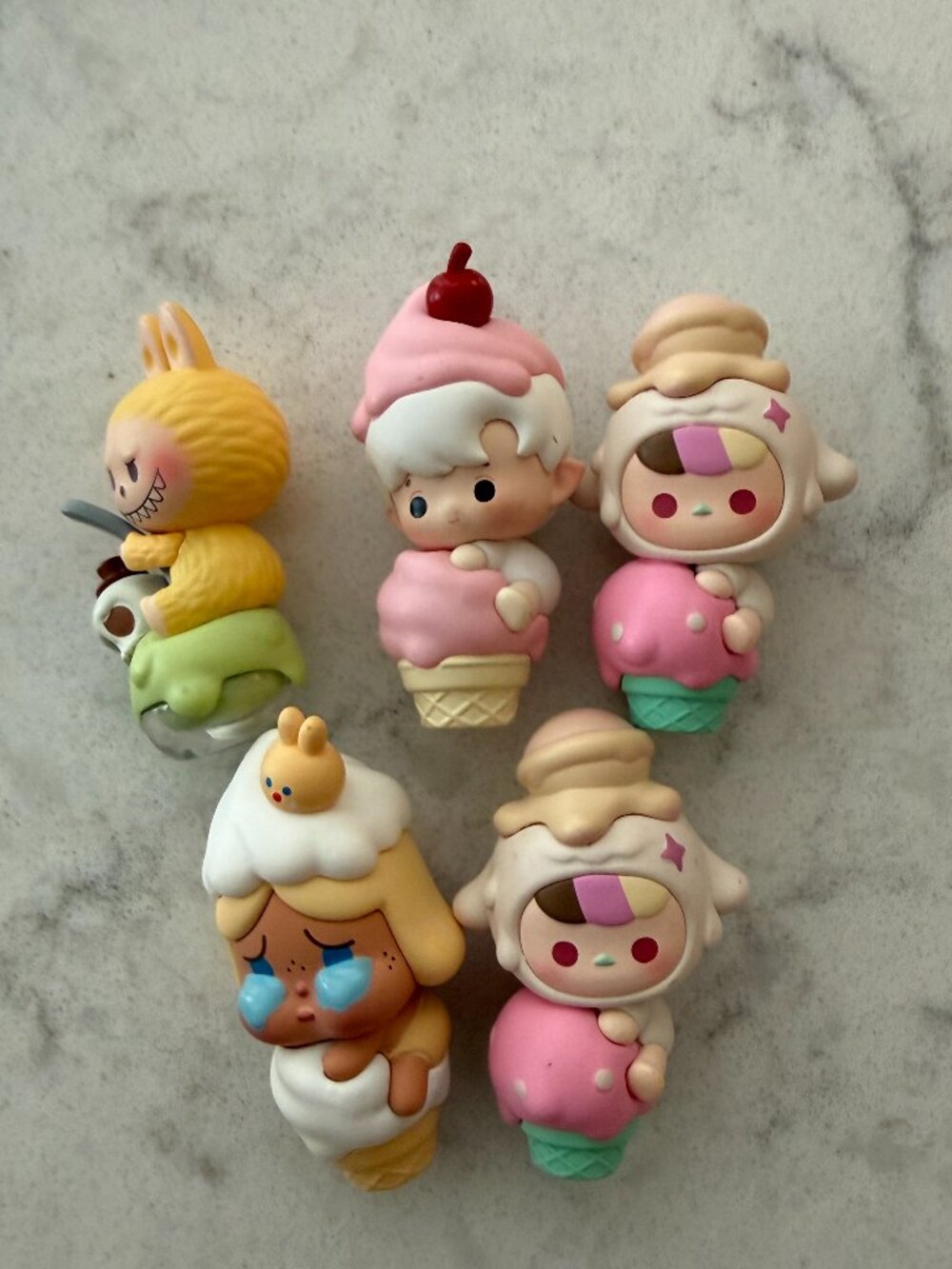 Pop Bean Ice Cream Series - Exclusive TikTok Popmart Unboxing Channel x 5